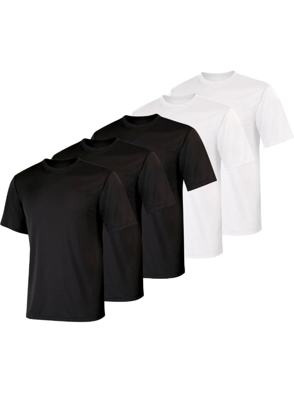 Men's Moisture-Wicking Performance T-Shirt, Short Sleeve, 40+ UPF Protection